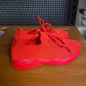 Red Fashion Sneakers / Tennis Shoes